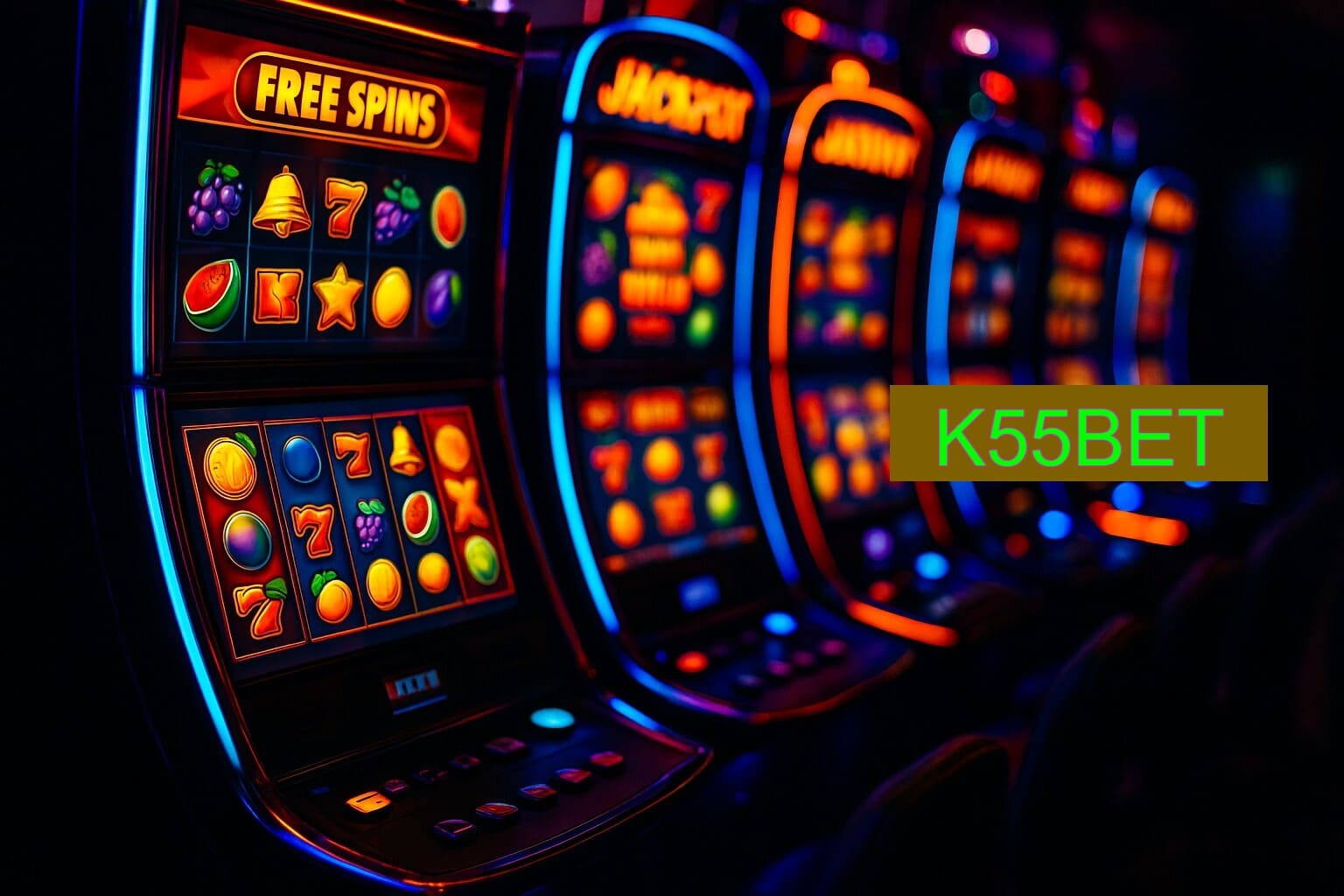 Diversos jogos de caça-níqueis